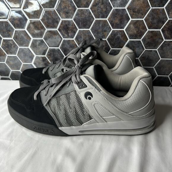 Osiris Pixel Technical Skate Style Reinforce Mens Sneakers Black Grey US 13 - Picture 1 of 7